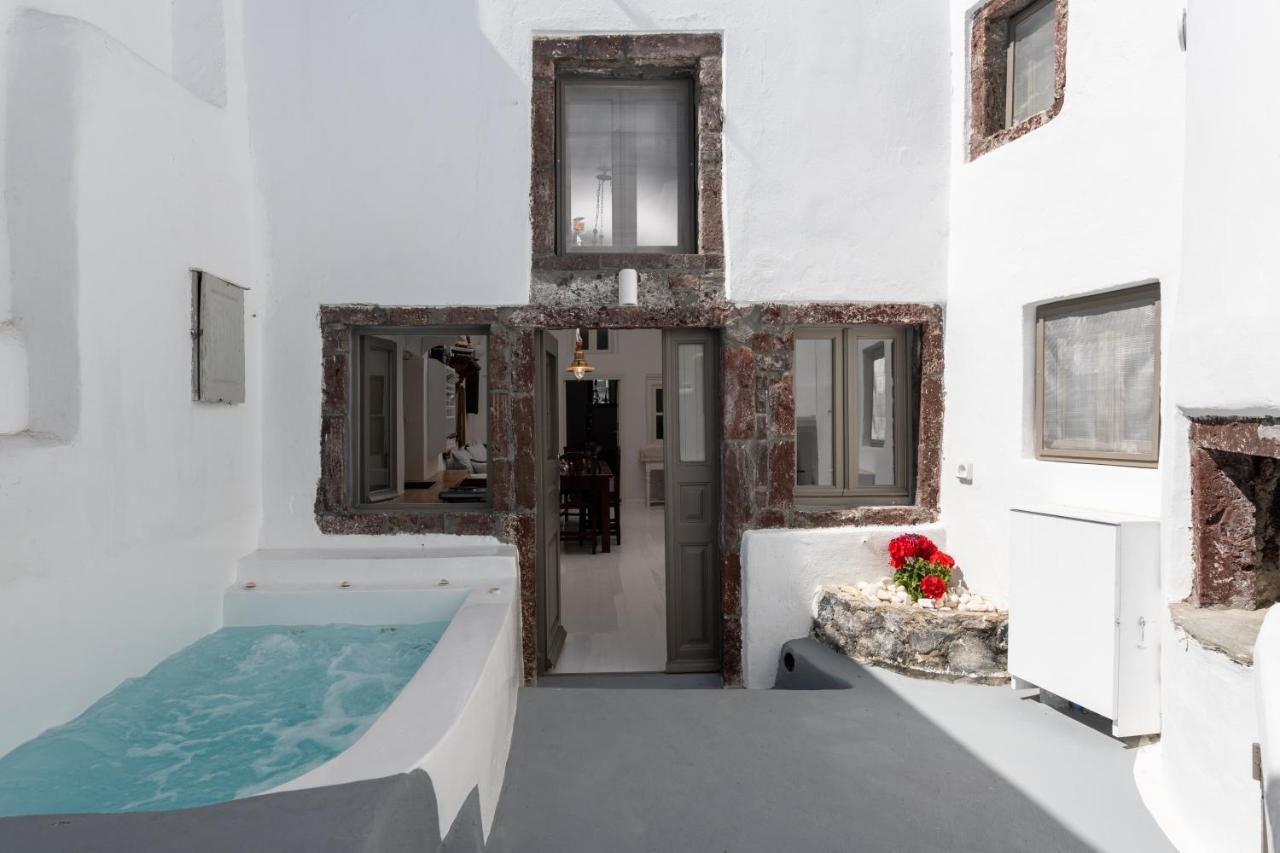 Astrea Suites "Ostria Cave Villa-Outdoor Jacuzzi" Oía Exteriér fotografie